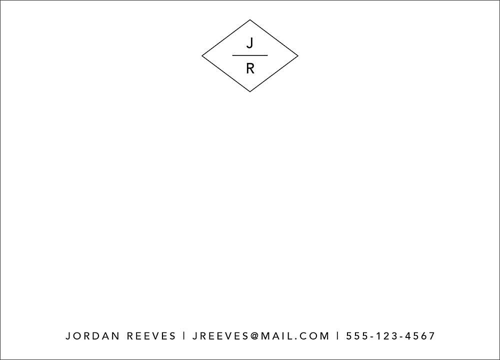 Modern Diamond Stationery