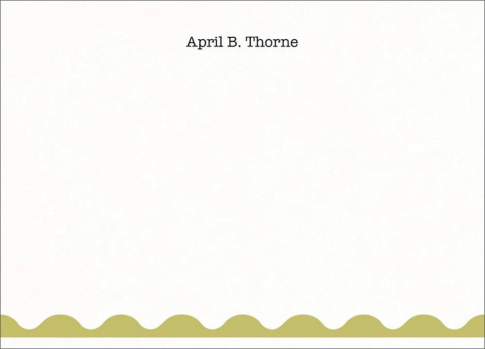 Earthen Scallops Stationery