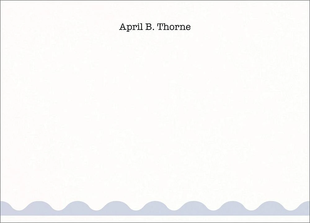 Earthen Scallops Stationery