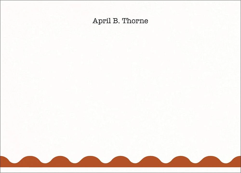 Earthen Scallops Stationery