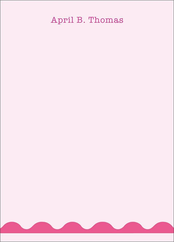 Bright Scallops Stationery