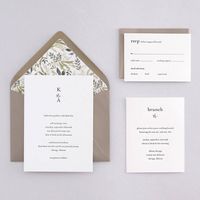 Sprig Wedding Invitation