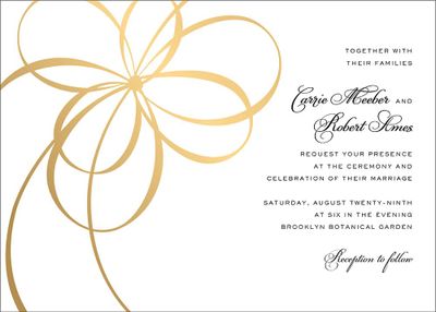 Belle Boulevard Foil Wedding Invitation