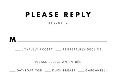 Deanei Response Card