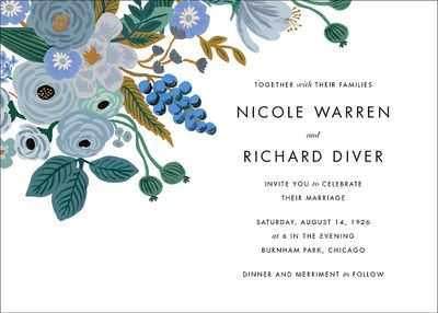 Autumn Knoll Wedding Invitation