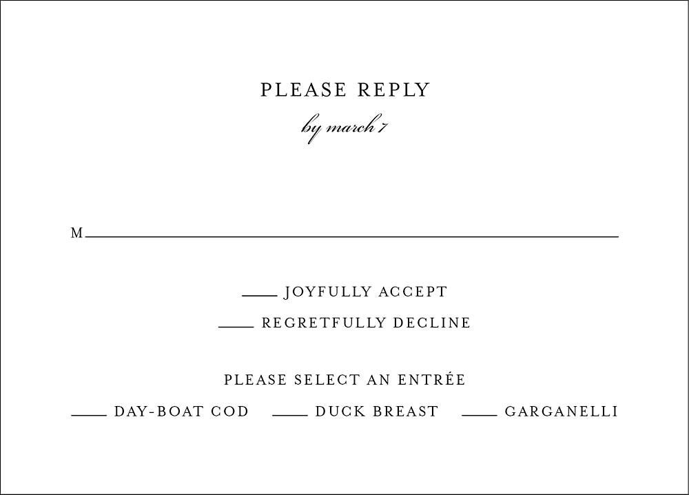 Flowering Mimosa Response Card