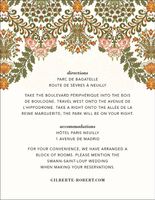 Floral Damask Information Card