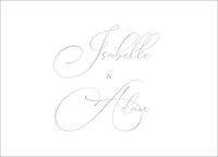 Chantilly Script Stationery