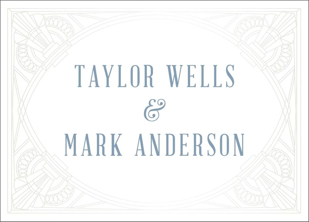 Golden Age Foil Stamped Stationery