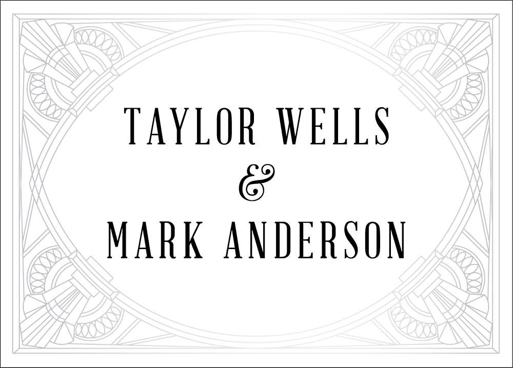 Golden Age Foil Stamped Stationery