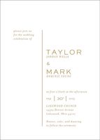 Modern Marble Wedding Invitation