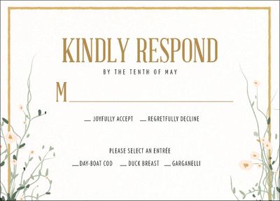 Modern Arch Response Card