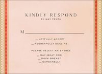 Golden Paisley Response Card