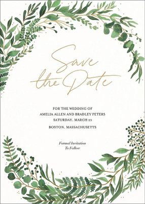 Verde Save the Date Card