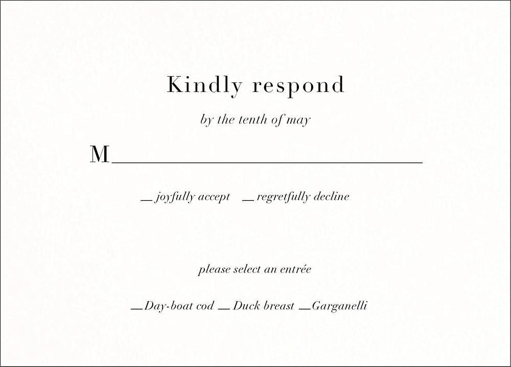 Magnolia Branches Response Card