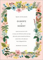 Spring Gatherings Wedding Invitation