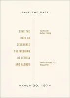 Altar Save the Date Card