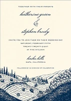 Wine Country Wedding Invitation