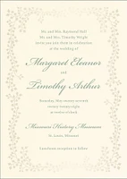 English Ivy Foil Wedding Invitation