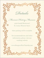 English Ivy Foil Information Card