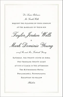 Timeless Elegance Foil Wedding Invitation