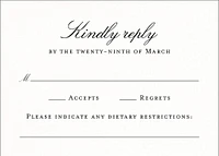 Timeless Elegance Response Card