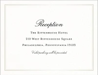 Timeless Elegance Foil Information Card