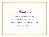 Timeless Elegance Foil Information Card