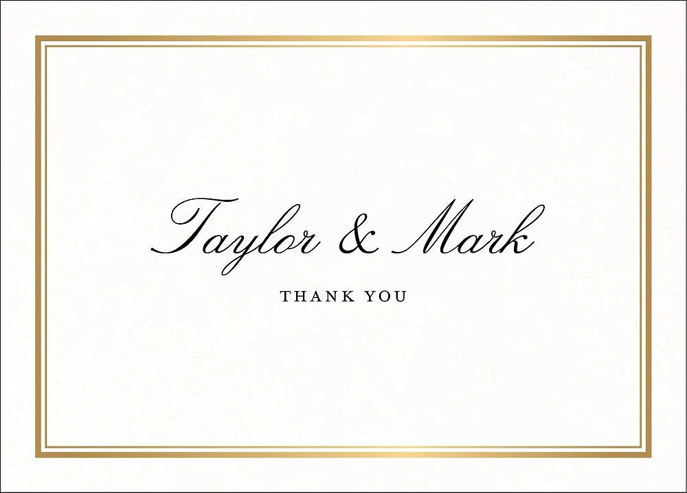 Timeless Elegance Foil Stationery