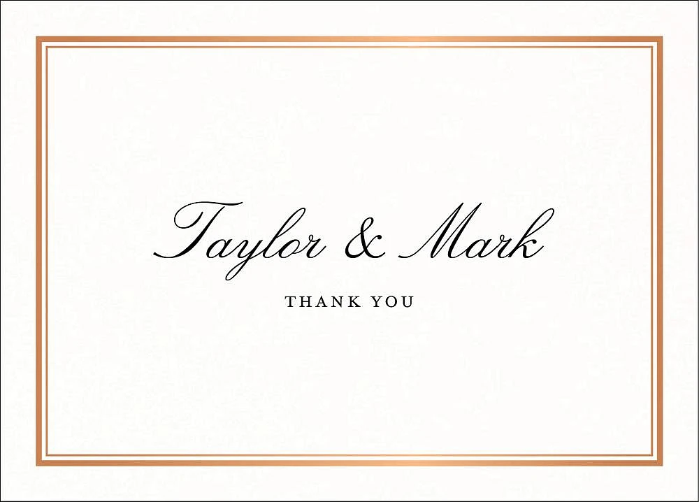 Timeless Elegance Foil Stationery