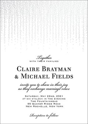 Chandelier Wedding Invitation