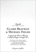 Chandelier Wedding Invitation