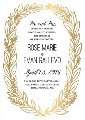 Le Jardin Wedding Invitation