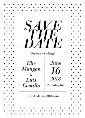 Collette Save the Date Card