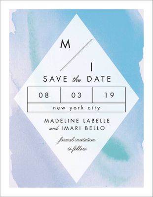 Sunrise Save the Date Card