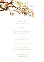 Autumn Boughs Menu