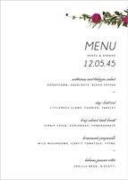 Belvoir Menu