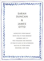 Branch Border Wedding Invitation