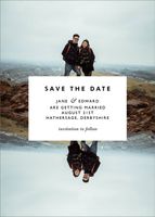 Center Cut Out Save The Date