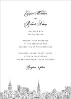 City Lights II Wedding Invitation