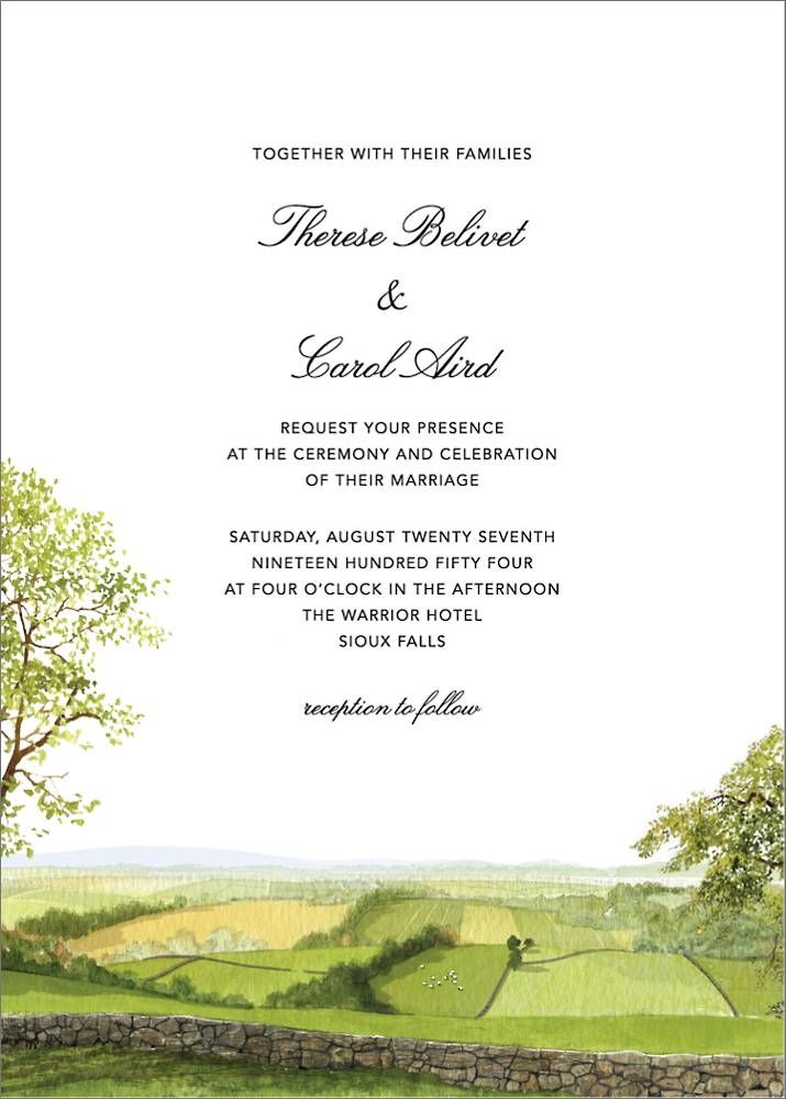 Devonshire Wedding Invitation