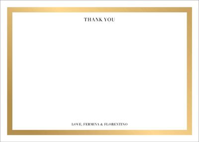 Editorial II Foil Stationery