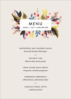 Egret Garden Menu