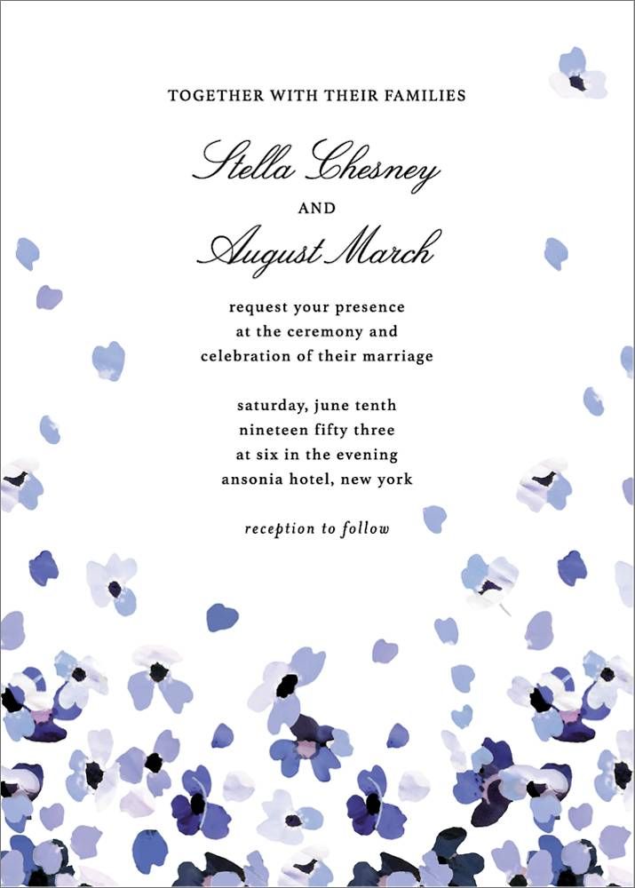 Faial Wedding Invitation