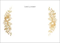 Floral Silhouette Stationery