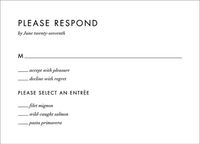 Heron Heralds Response Card