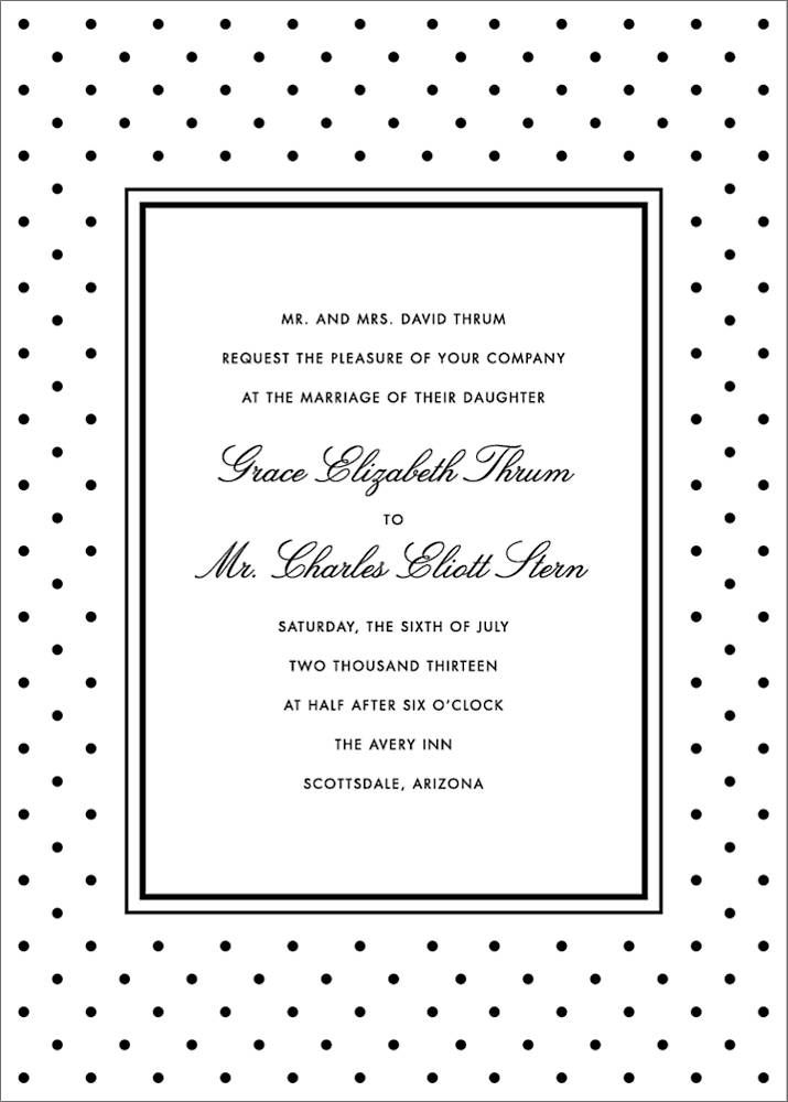 La Pavillion II Wedding Invitation