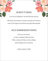 Pastel Petals Information Card