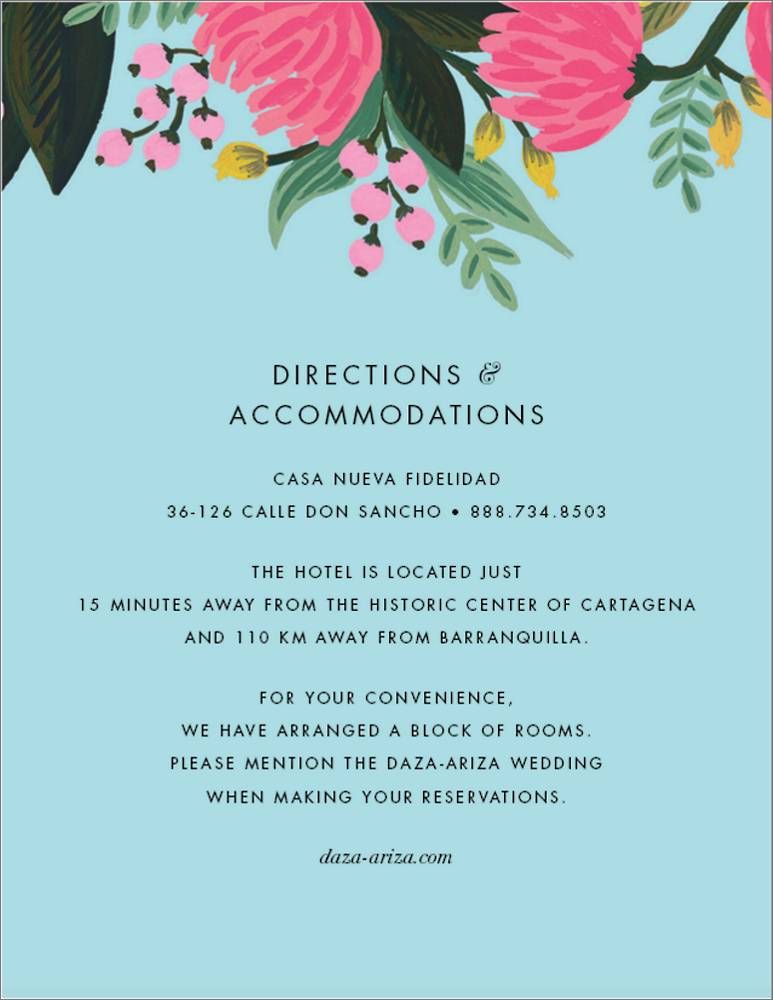 Saigon Blooms Information Card