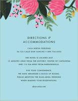 Saigon Blooms Information Card